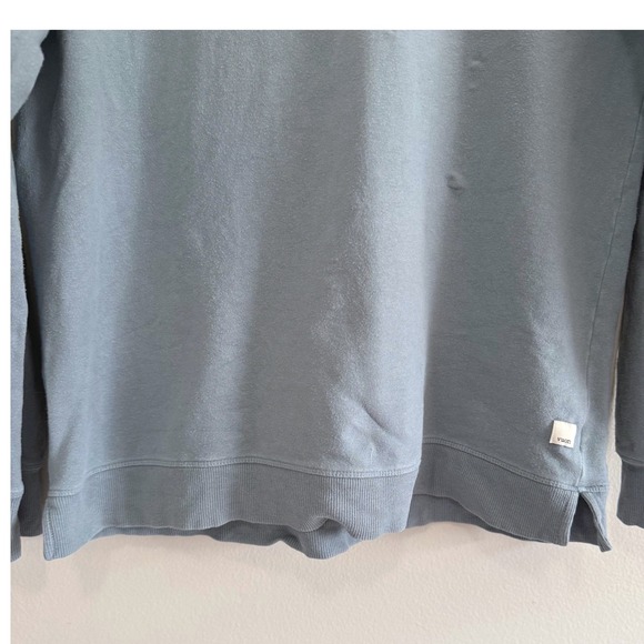 Vuori Women's Smoke Blue Oversized Laguna Crewneck Sweatshirt Size S - Picture 6 of 8